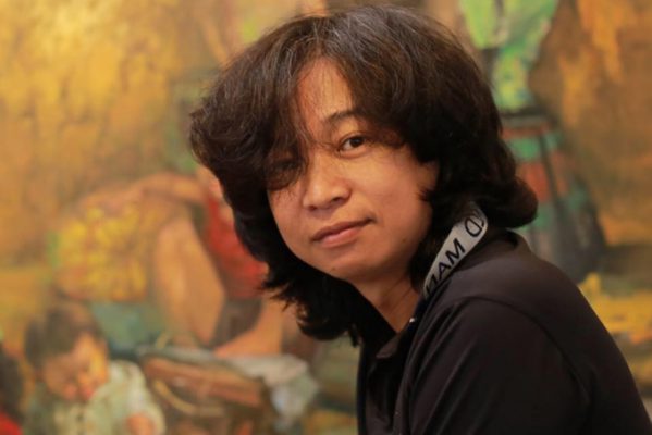 Portrait of artist Bui Van Tuat.