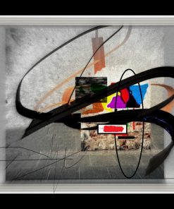 Contemporary digital abstract paintings in the digital era