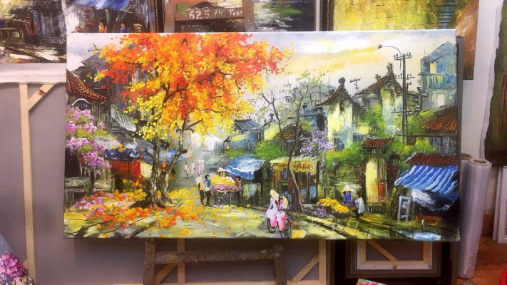 Where to buy oil paintings in Hanoi?