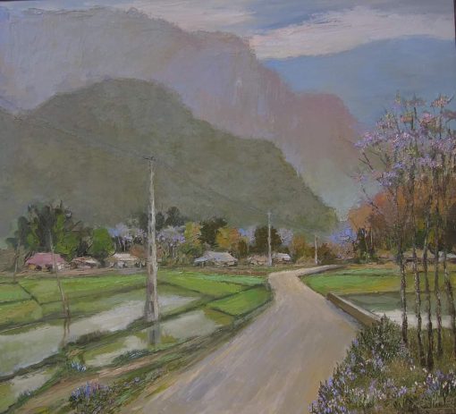 The road to the village