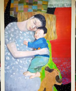 Woman and child